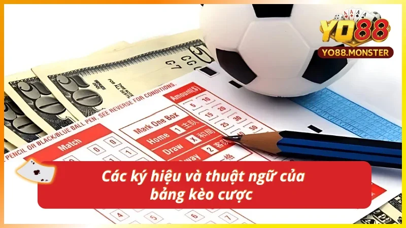 Nắm rõ ký hiệu trên bảng kèo để áp dụng chiến thuật